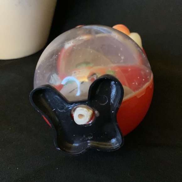 Vintage 1950-60’s plastic Roly Poly Christmas Santa Snow globe - Picture 8 of 12